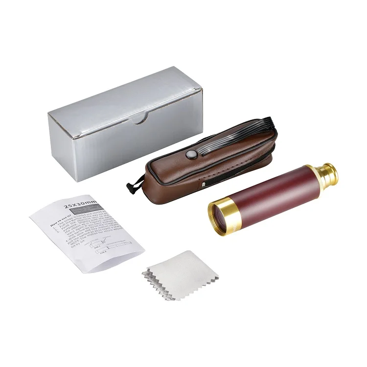 ( BM-1001B) 25x30 long range Marine Slyglass Antique Glass Pirate  Handheld  Boat Monocular telescope