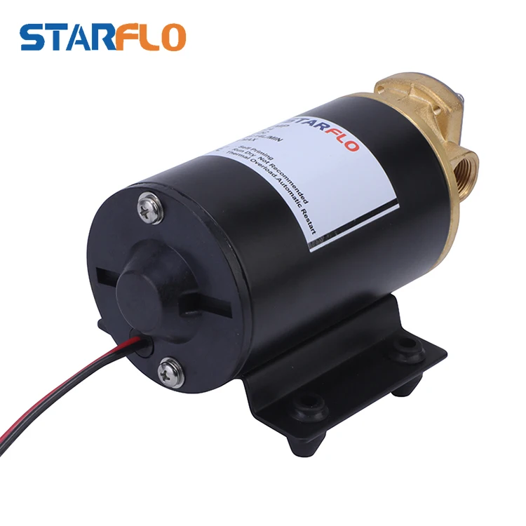 STARFLO FP-24 14LPM 24-вольтовый микро Электрический Гидравлический шестеренный масляный насос/портативный насос для перекачки сжиженного газа морских судов