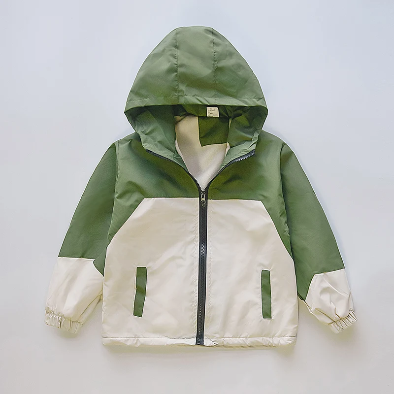 Korean Version One-Piece Fleece Jacket New Style Assault Suit for Boys Zipper Closure for Spring and Autumn