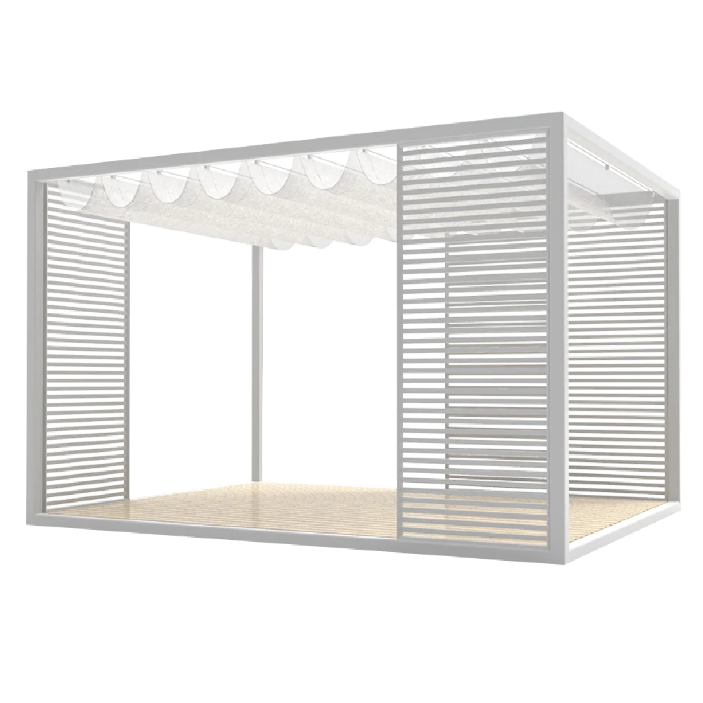 Gazebo Giardino Pergola Aluminum Luxury Manufacturers Gazebos Pavilion Quick Sunroom Pavilion 3X3 Garden Buildings Pergolas