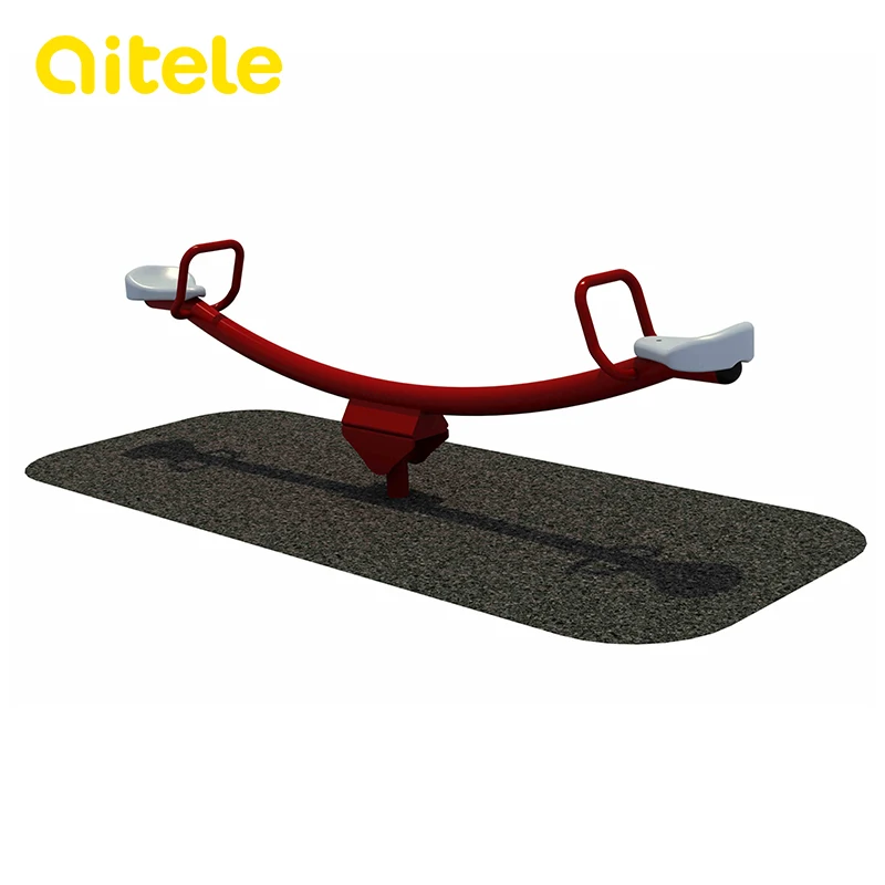 new quality fashion design backyard metal kids seesaw