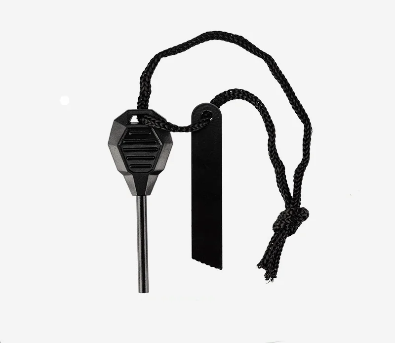 Factory wholesale outdoor flint igniter friction igniter tool travel hiking camping emergency equipment