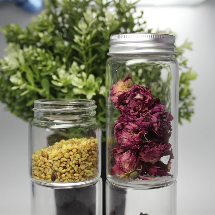 Large Diameter Glass Vial High Borosilicate Glass Bottle for Spice