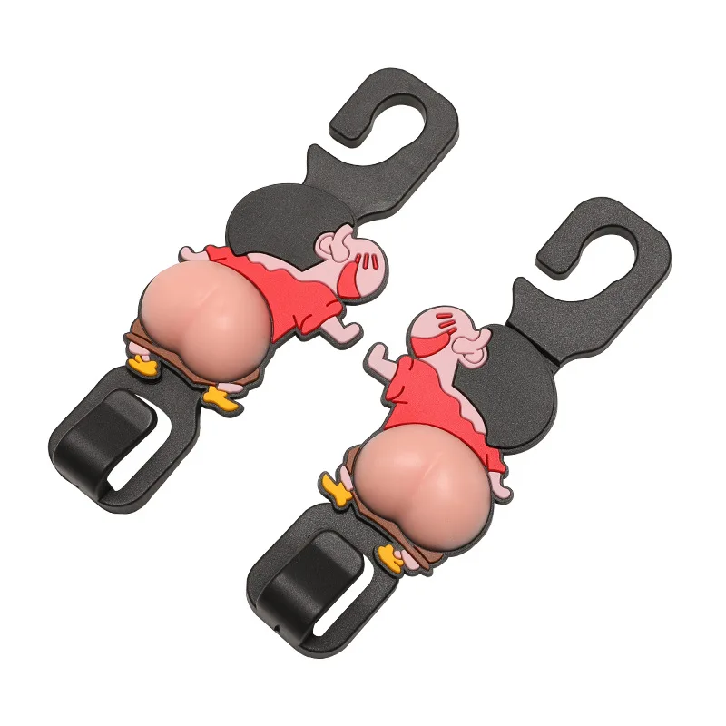 HWA OEM Custom Cute Soft PVC Silicone Crashproof Reflective Car Stickers Accessories 3D Decoration Door Mirror Handle Sticker