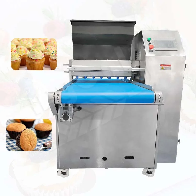 MY Commercial Automatic Muffin Cupcake Cup Cake Maker Fill Depositor Cake Make Machine of Production Madeleine