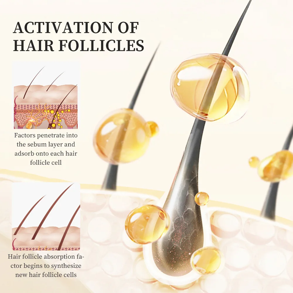 Organic nourishes scalp hair growth serum promotes hair growth hair tonic