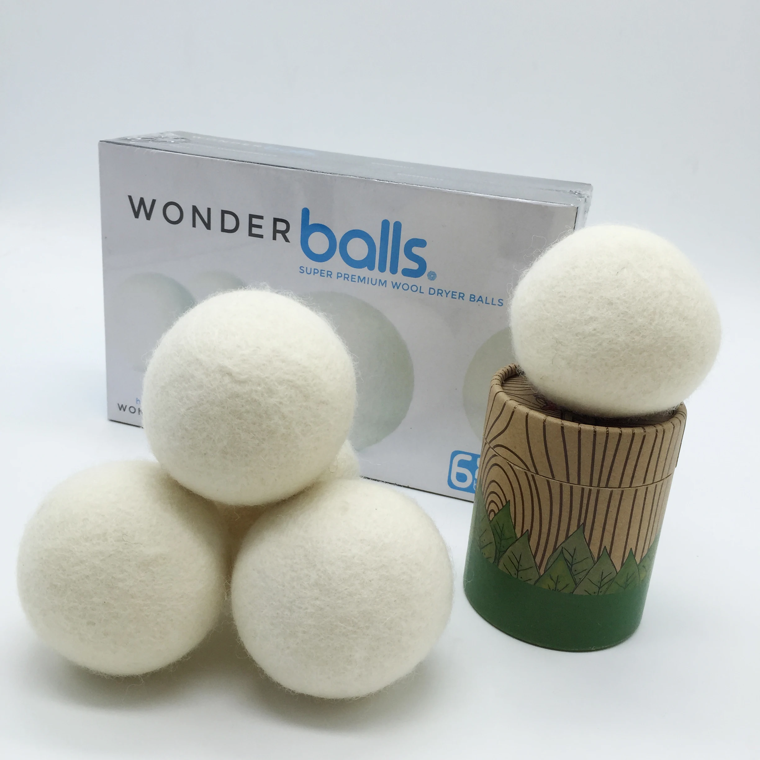 Natural White Color New Zealand Wool Dryer Ball Washing Ball