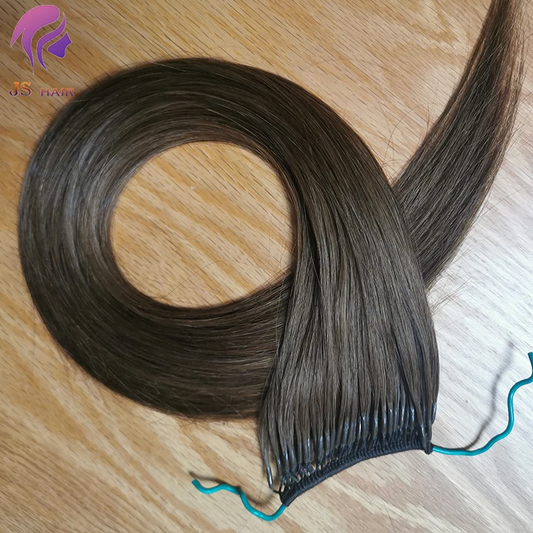 wholesale Japan Korea cotton hair extension twins, 6d hair extension i tip human hair extension for sale