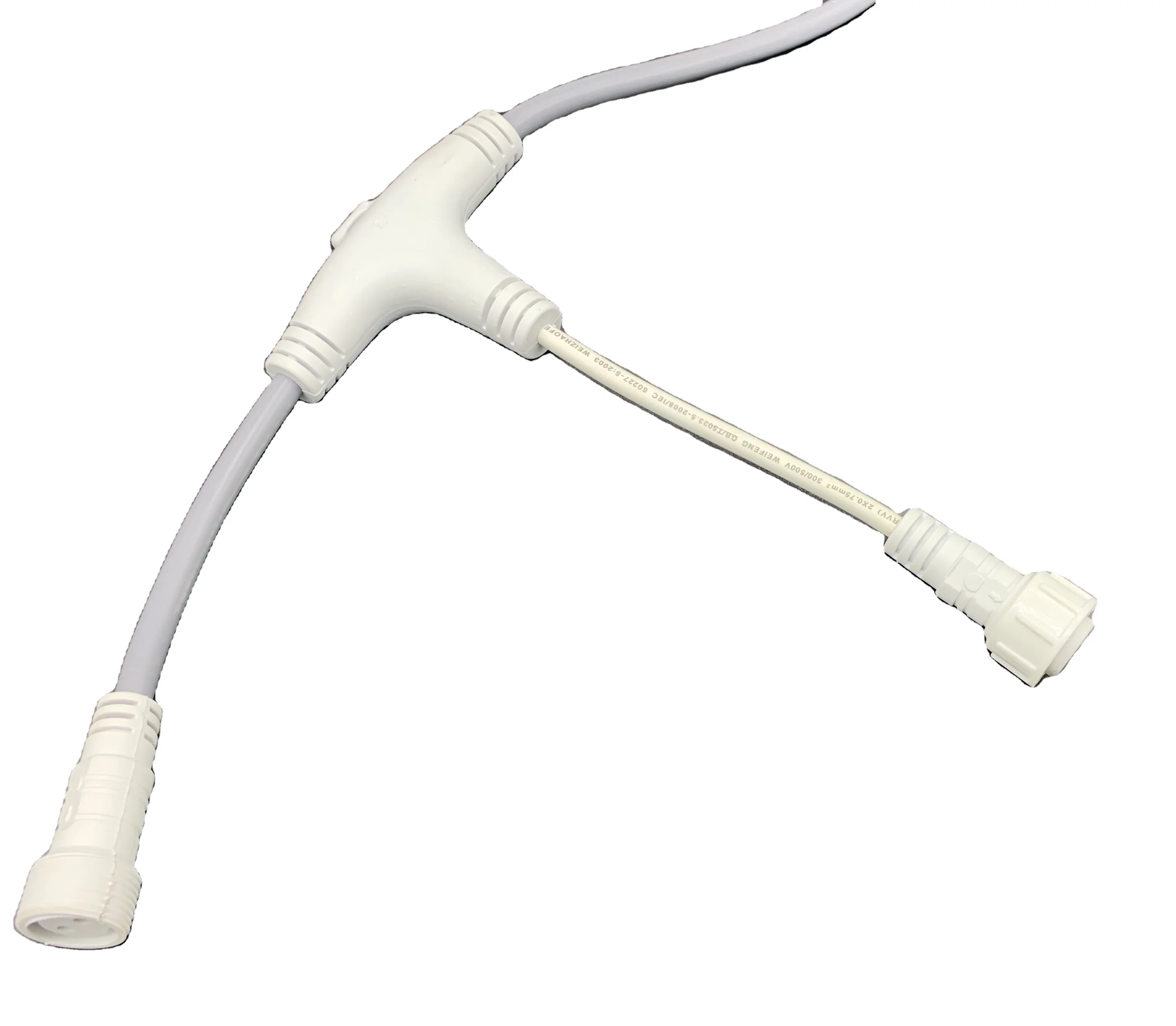 T shape connect cable or wire for poultry lighting