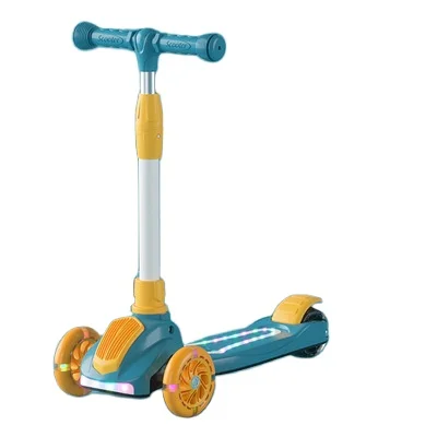 
Girls Patinete Infantil 3 Wheel Led Light Cheap Kick Scooter Children / Baby Scooty Scooter / Kids Scooters For Age 9 Years 