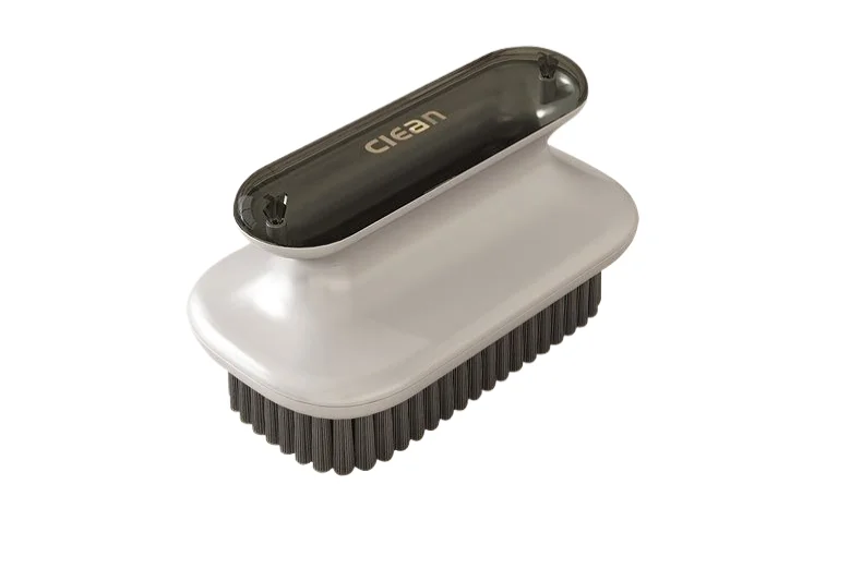 Custom Ergonomic Design Plastic Handle Cleaning Brush for Shoes Clothing and Carpet Cleaning Direct from Factory