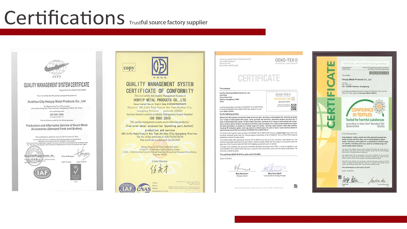 Embossed metal name plates for clothing/garment/bag