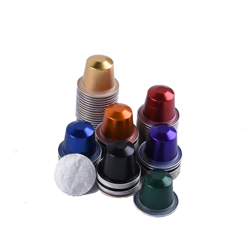 Заводская цена 15 мл Алюминиевая кофейная капсула Nespresso капсулы одноразовые кофейные с крышкой