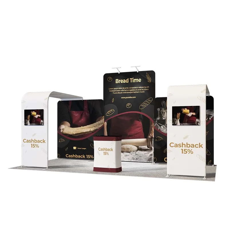 10 X 10ft Portable Exhibition Stand Display Booth Trade Show Displays Standard Sized Booth Setups For A Successful Exhibit