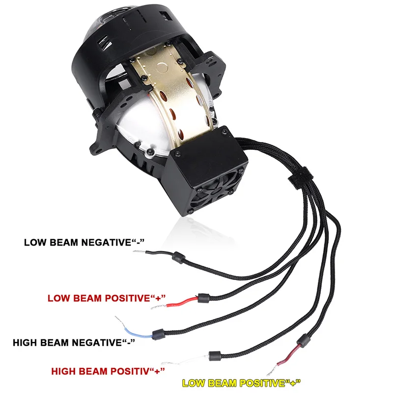 High Power 75W LASER 25W LED projector lens 3inchs for car headlight upgrade