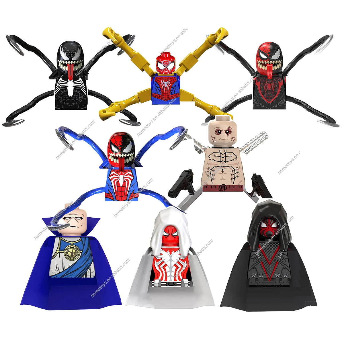 TV6204 New Style Super Heroes Spider 2 Pool The Amazing Watchers Dead Mini Bricks Building Block Collect Toys Juguete