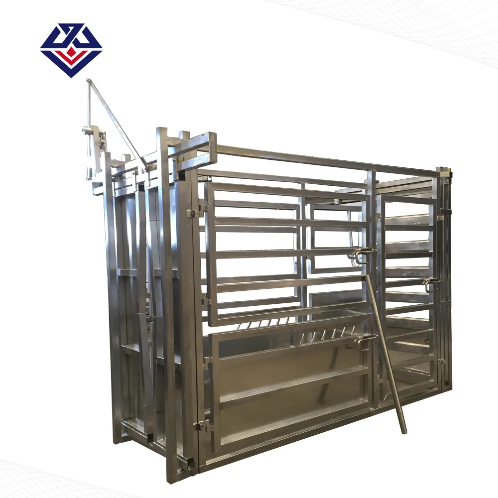 Hdg Mobile Cattle Dip Spray Race Crush with Sliding Gate Head Bale Weighing