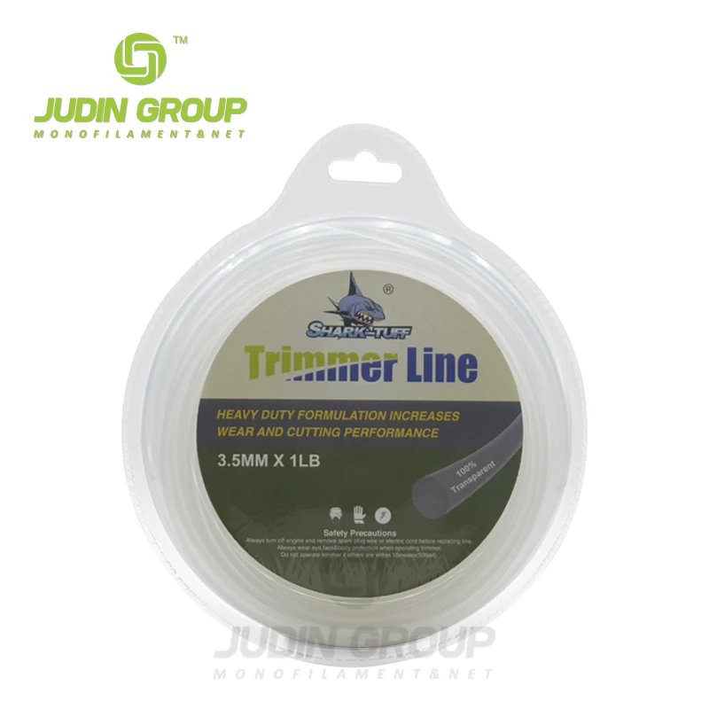 Factory Outlet Card commercial professional garden grass 3.5mm 1LB  trimmer line 2.7 mm trimmer line