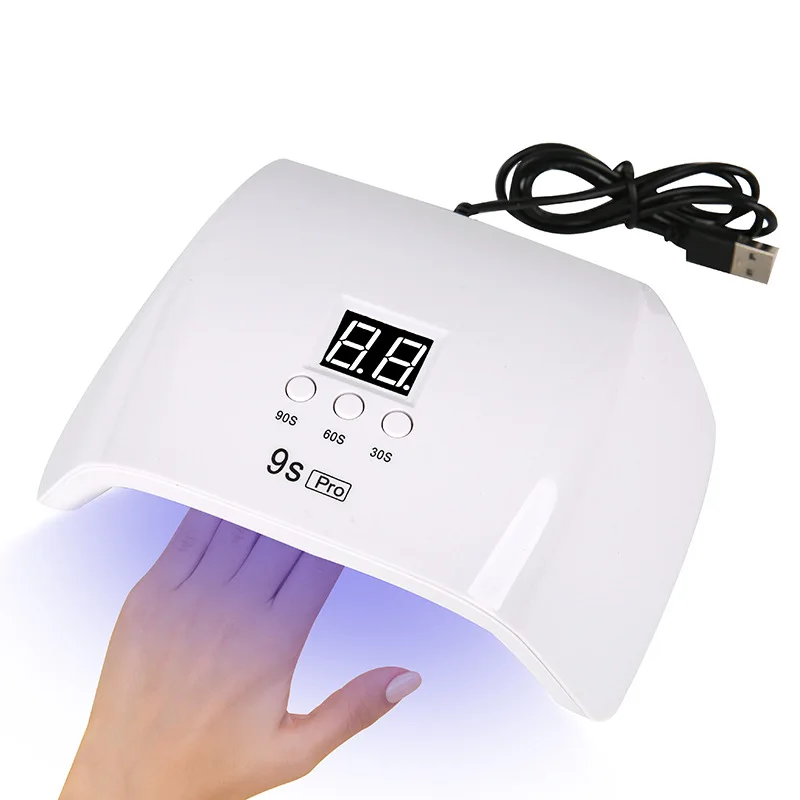 SUN9SPOR 120W Red Light Curing Gel Nail Art Tools Salon Table Manicure Machine Sun Uv Nail Dryer UV LED Nail Lamp