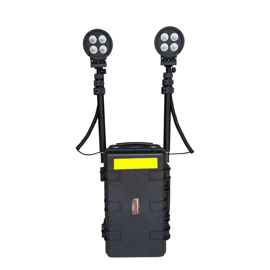 
Police Rescue Equipment 80W Portable 5000 lumens LED Remote Area Lighting System 