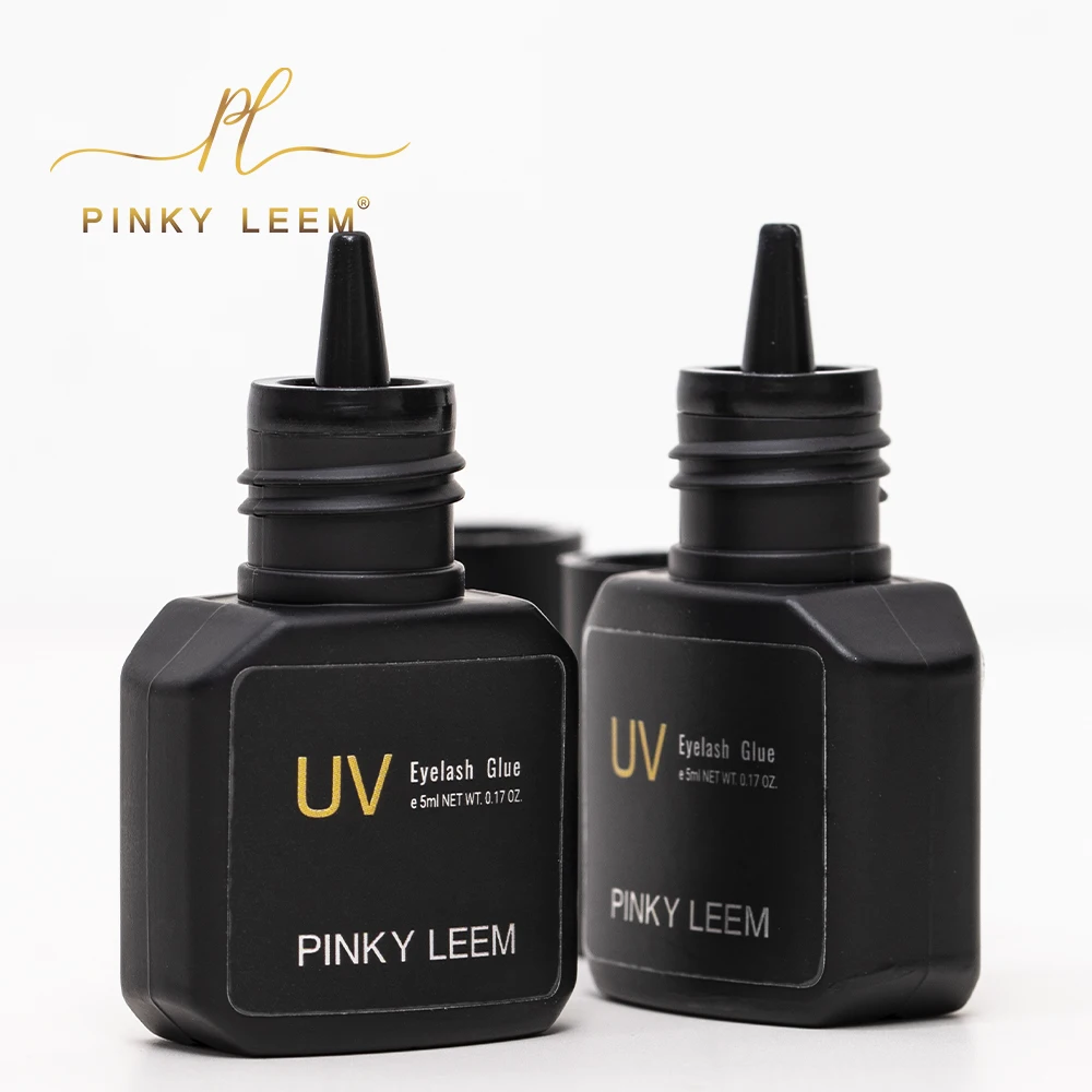 pinky leem uv 2s wholesale top rated natural looking invisiblemicrowave UV eyelash extension glue wimpernkleber pinky leem
