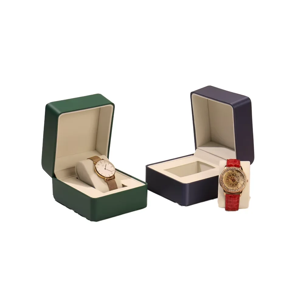 Custom Watch Gift Boxes Cases Luxury High Quality Packaging Matte Single Black Empty Paper Watch Box