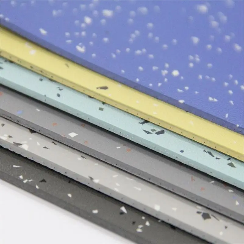 Glass Fiber Commercial Plastic Floor Mat Hospital Office Kindergarten  PVC Floor Mat