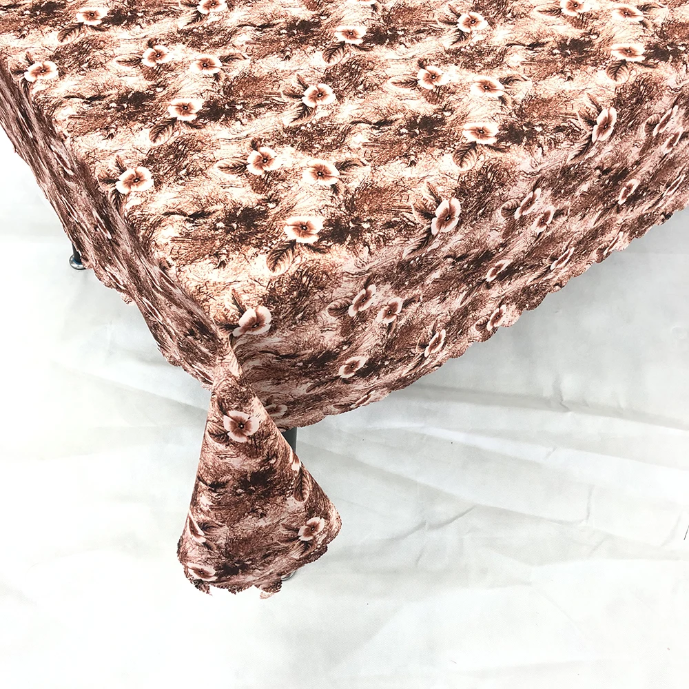 Pink rectangular custom patterned tablecloth for home for party outdoors for events dinner custom table covers