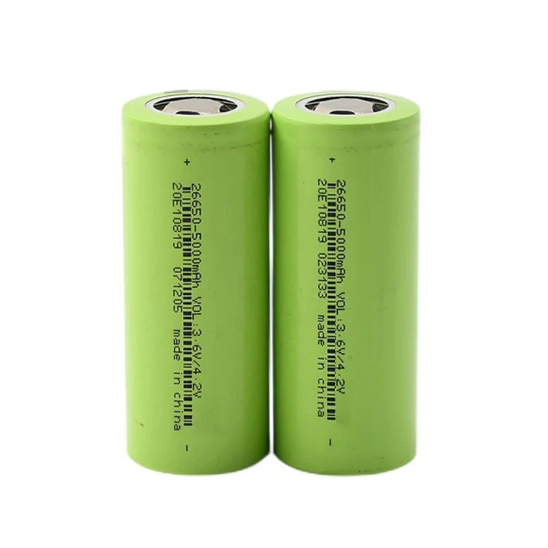 26650 Lithium Battery 3.7V Power 5C Discharge 5000mAh Energy Storage Strong Light Flashlight Li-ion Battery