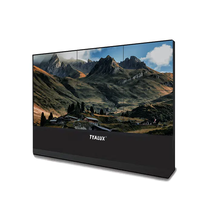 49 inch 3.5mm bezel  hd full color bezel 35mm super narrow bezel lcd xxxvideo tv wall for special security monitoring