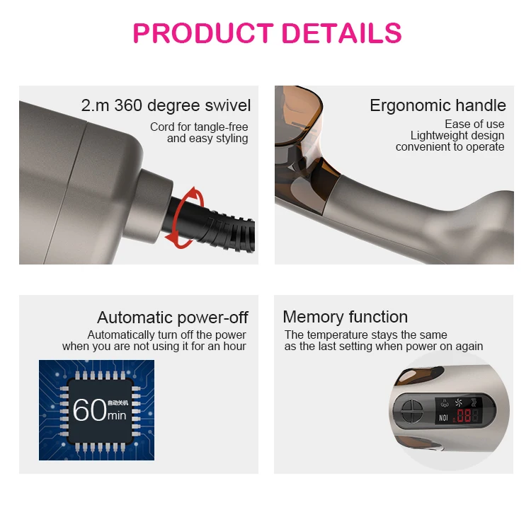 2022 New Style 3 In 1 Steam Hair Straightener Mist Spray Blow Dryer Brush Negative Ion Volumizer Hot Air Brush