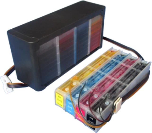 Wel-Try HP980 CISS  enterprise  hp980XL Continuous Ink Supply System Compatible with arc chip for hp x555 x585 Inkjet Printers