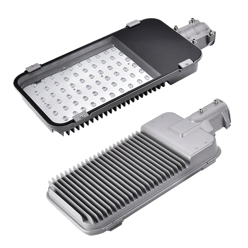 Aluminium die-casting road lamp shell ip66 skd spare parts waterproof aluminum housing street lighting