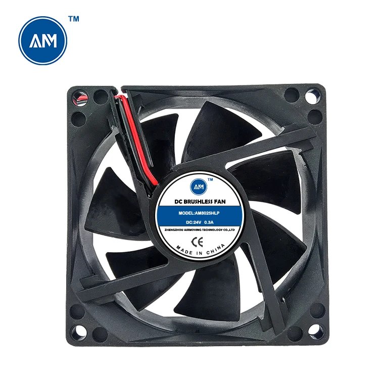 HIGH POWER motor 80X80X25mm 8025 24 volt dc cooling fan