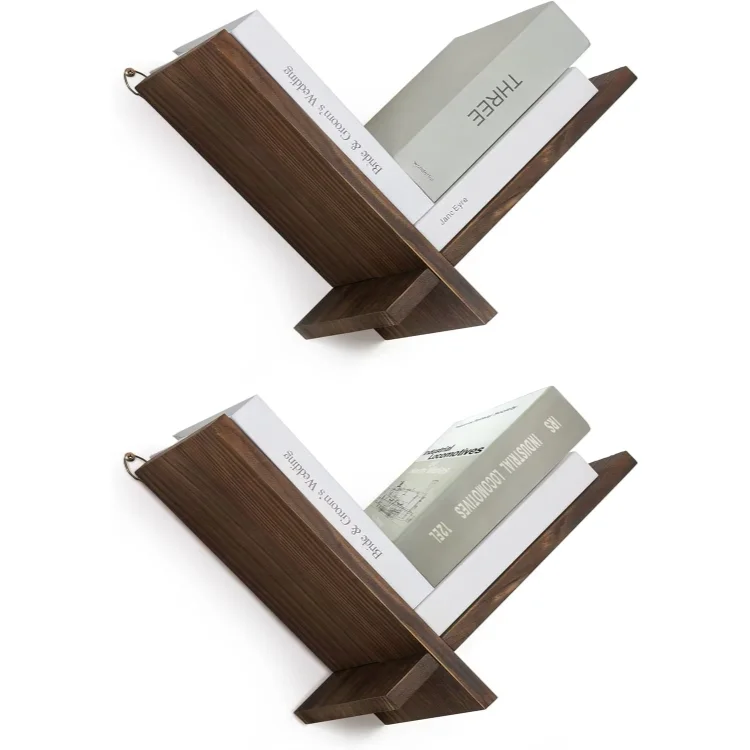 Adjustable Float Wood Floating Shelf Desktop Book Storage Organizer Shelves For Small Spaces Hanging Wall Mounted Shelves