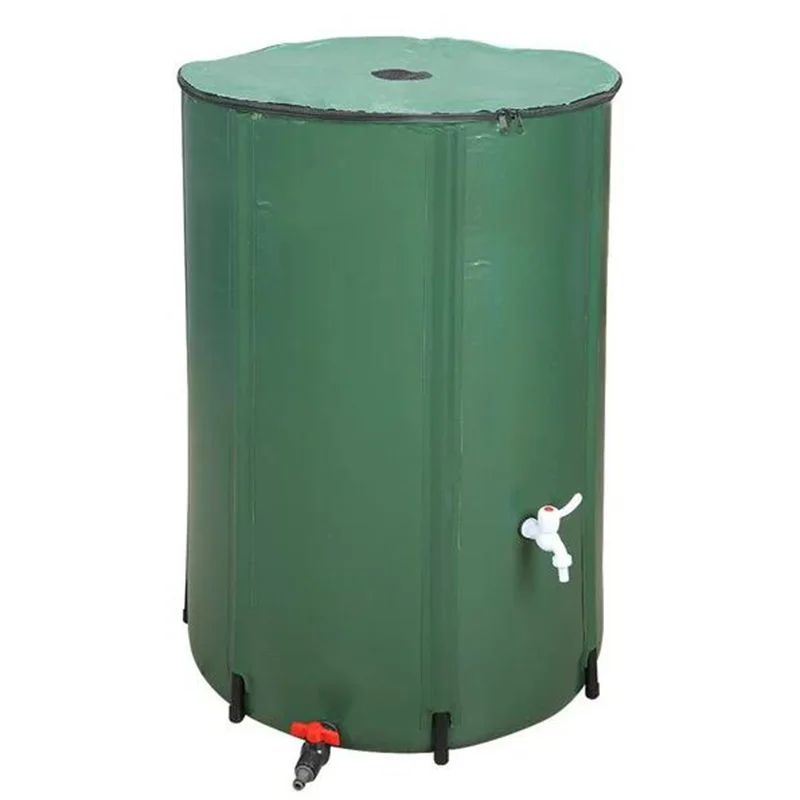 50l 100l 160l 500l 750l 1000l Litler Garden Plastic PVC Tarpaulin Foldable Collapsible Liquid Water Tank planter top rain barrel