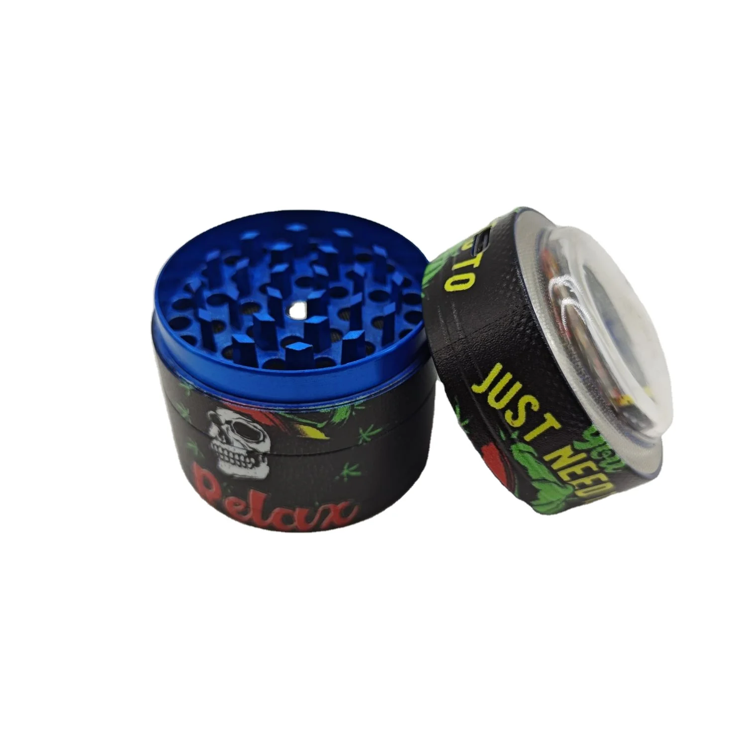 Smoking Accessories Herb Grinder Spice Muller Kitchen Grinder Gift Funny Cartoon 4 Parts Custom Herb Grinder