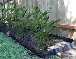 1m width 2mm thickness Black HDPE Geomembrane used for Tree Root Barrier