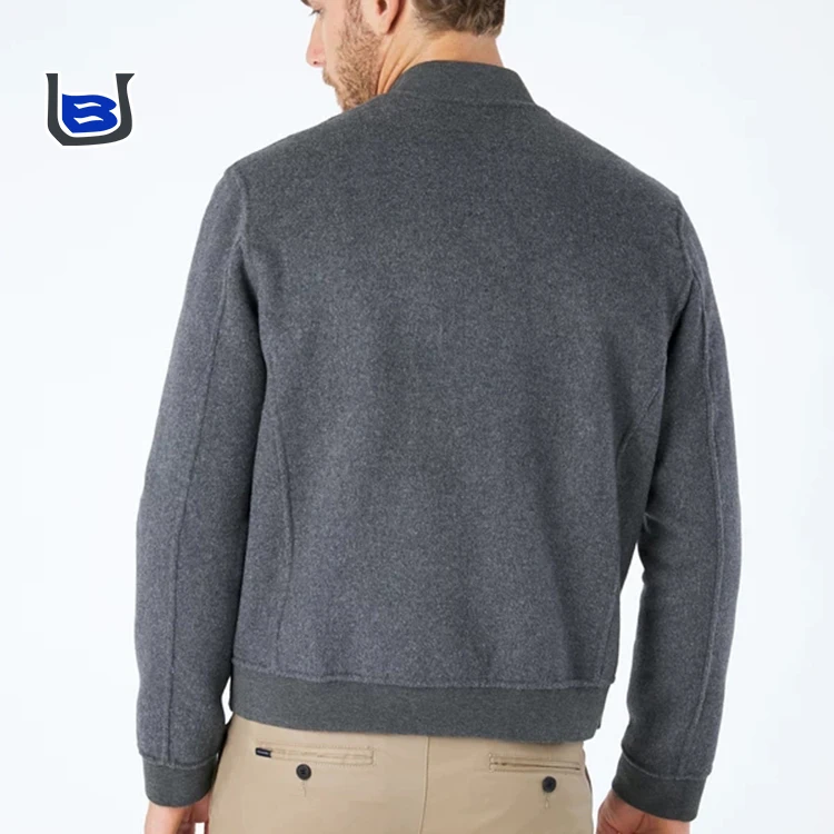 
Winter classic custom logo odm mens warm plain wool coat jacket 