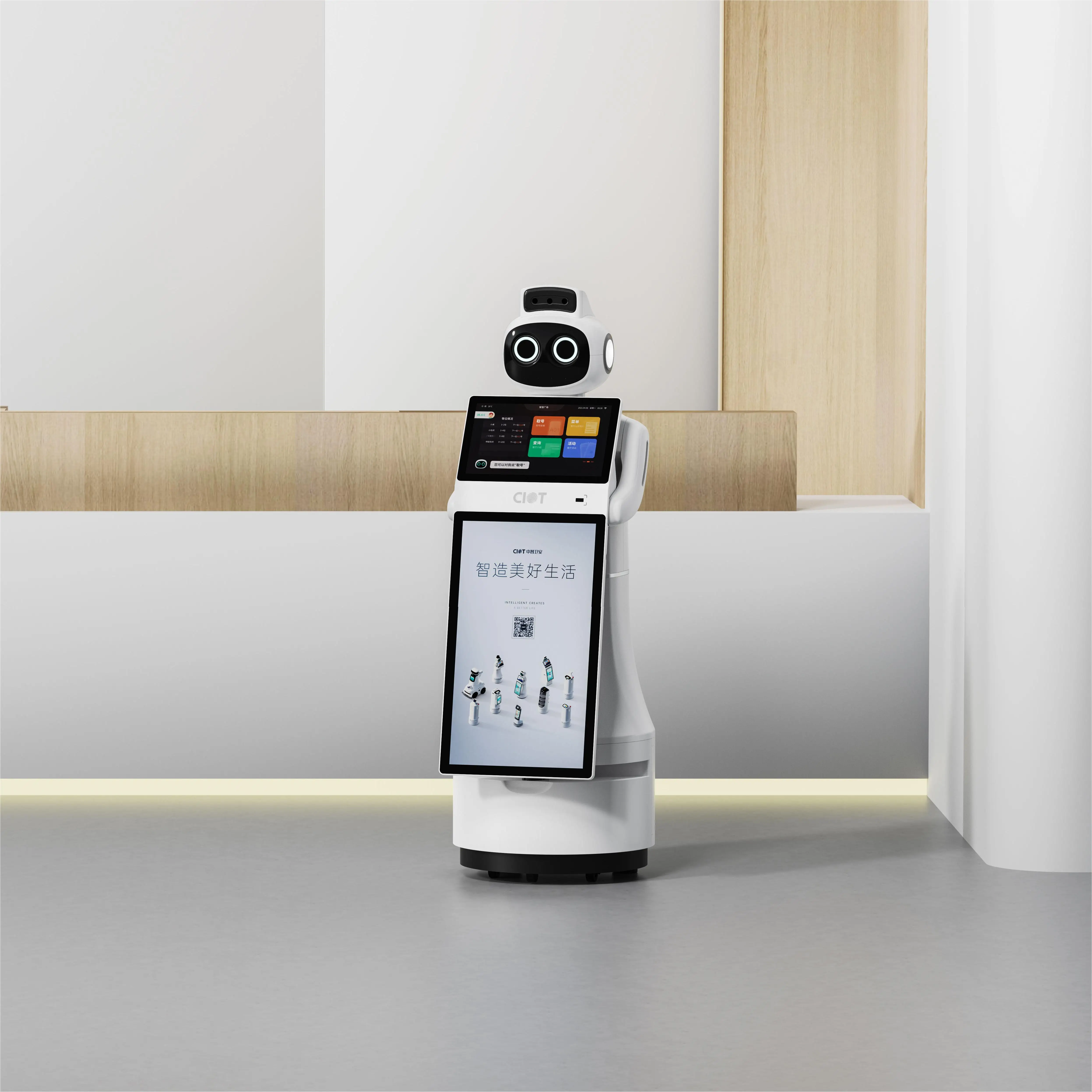 Office Roboter Human Intelligent Human Robots For Sale Greeting Robot