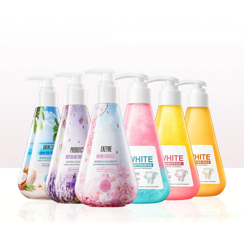 Probiotic Tooth Paste Custom Private Label Pearl White Teeth Whitening Fresh Breath Mint Toothpaste