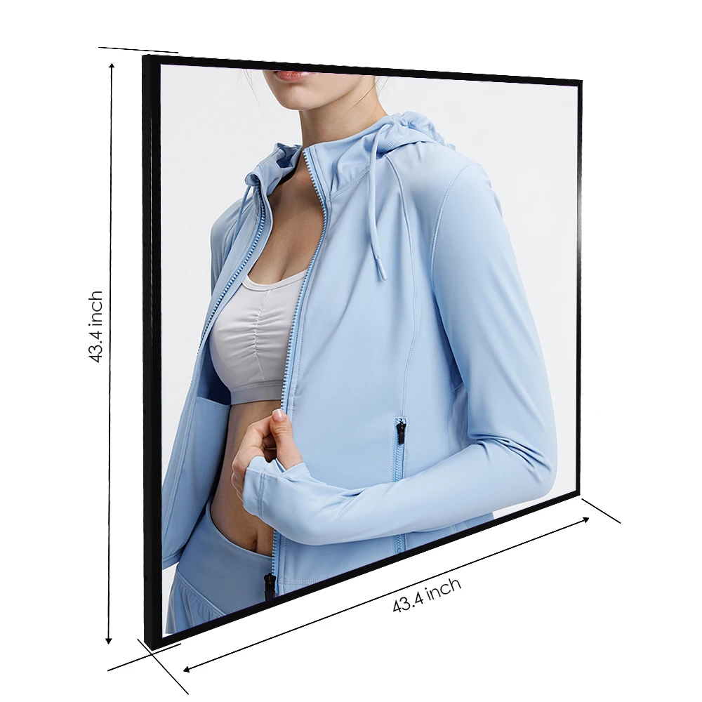 60 Inch Indoor Wall Mounted Android Digital Signage Large Taxi Lcd Advertising Square Monitor Screen