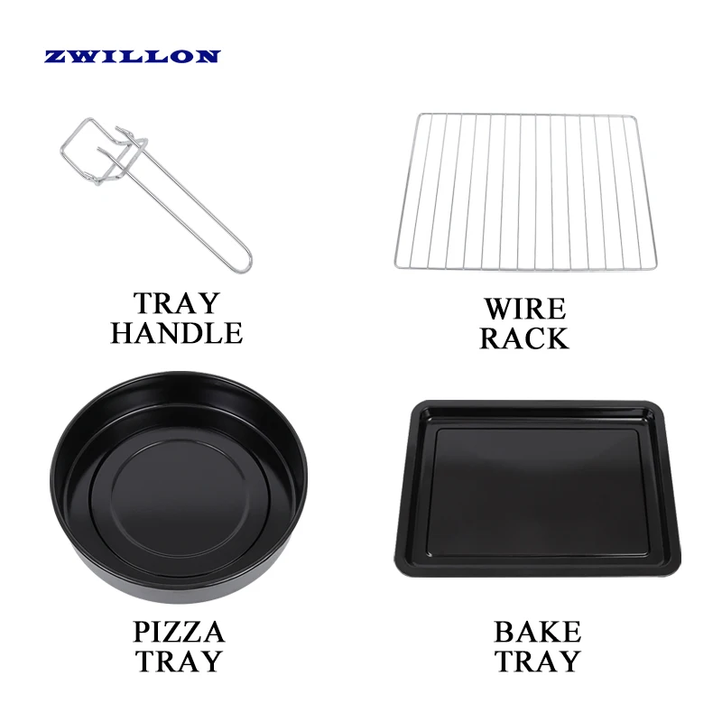 Oven electric 32l chinese price door glass with rack kitchen and bakery toasters pizza pita simply bread cookie burn off ovens