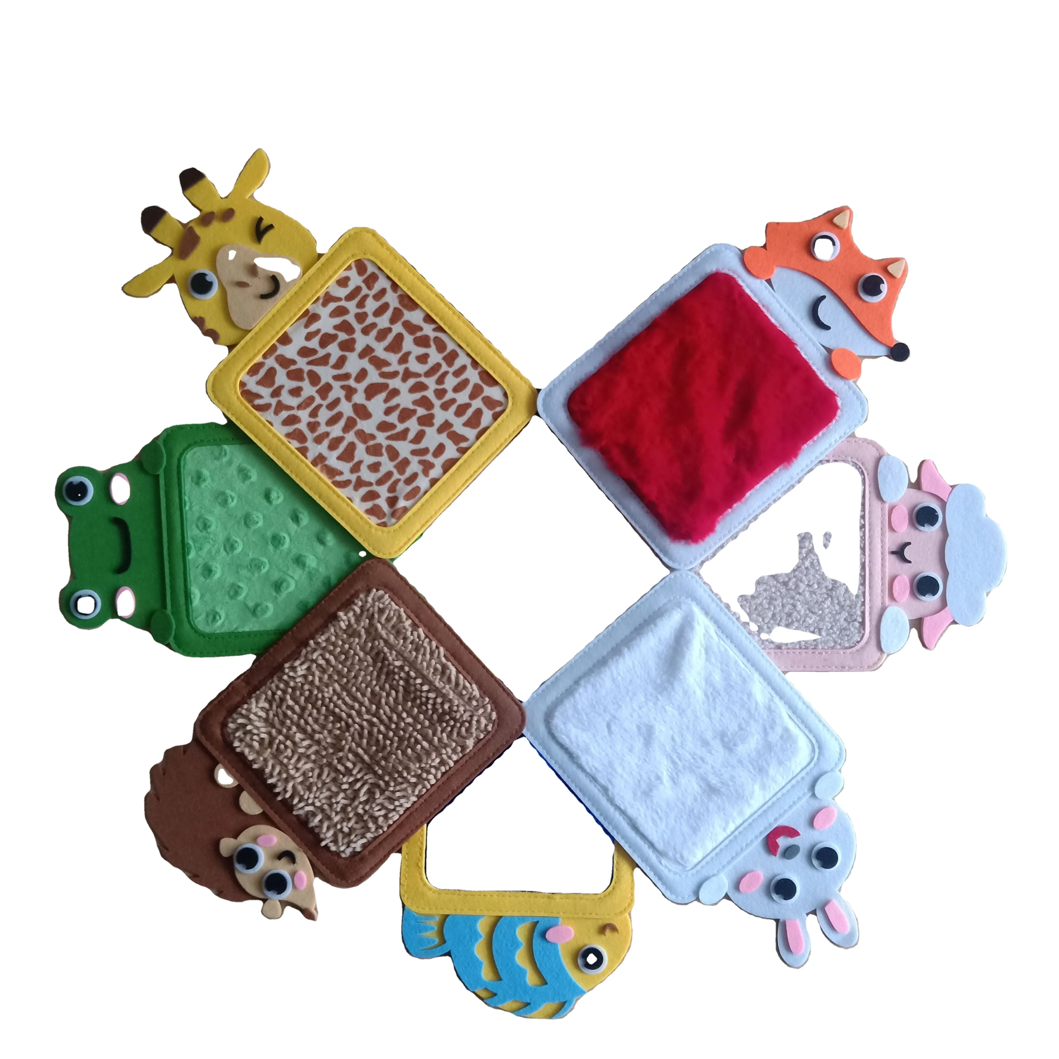 Baby Sensory Animal Mats 8 Various Textures Early Sensory Exercise Sensory Mats Sensory Toys For Kids