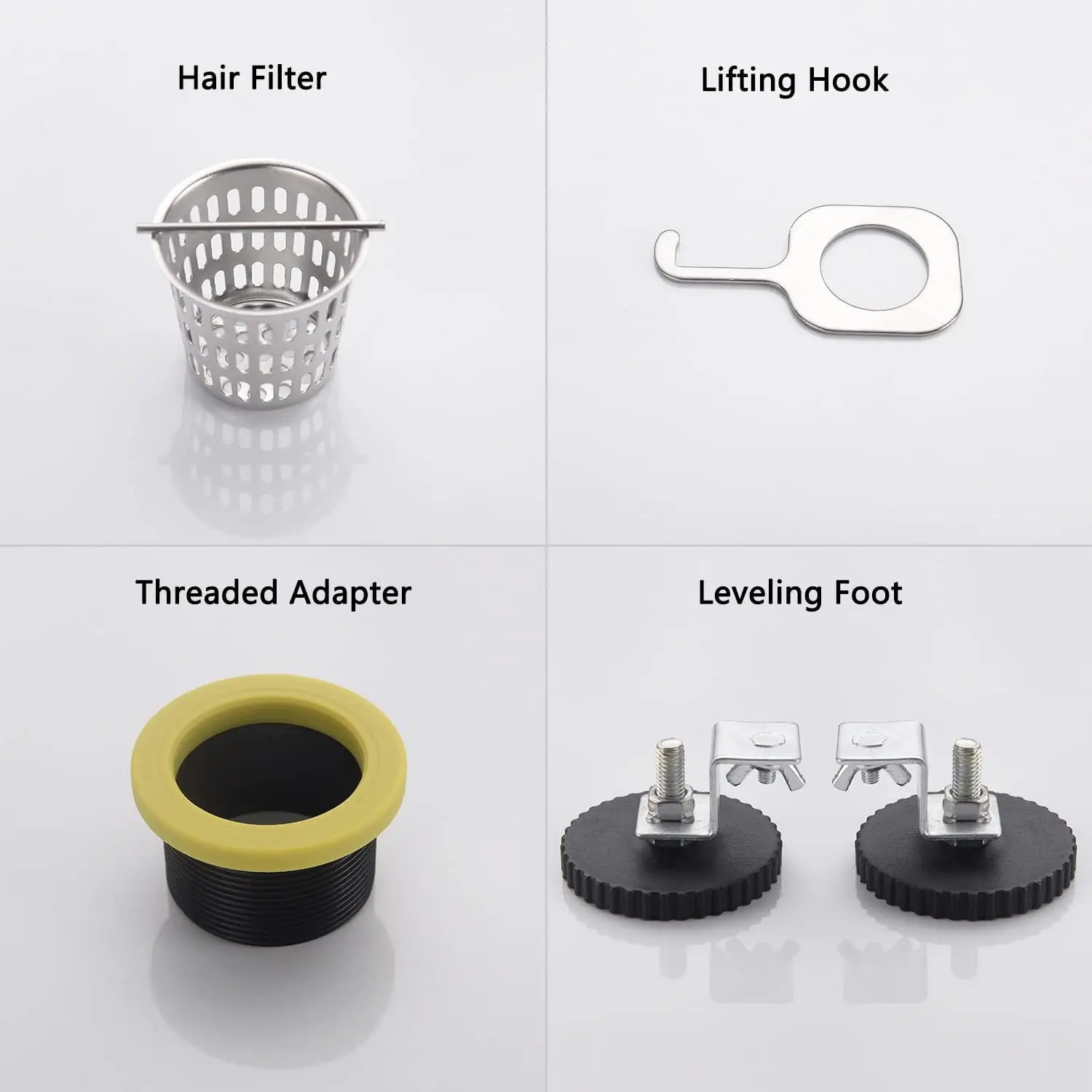 Linear Removable Rectangle Bathroom Sink Pattern Cover Grate With Adjustable Foot Stainless Steel Drain Metal Building Materials