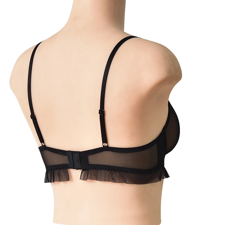 High Quality RTS Wholesale Women Mesh Underwire Bra Sexy Transparent Lingerie Bra New Design Women Bra & Brief Set