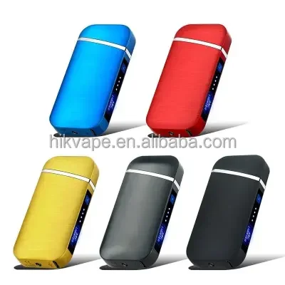 2023 Double Arc Usb Charging Lighter Metal Portable Keychain Cigarette Lighter