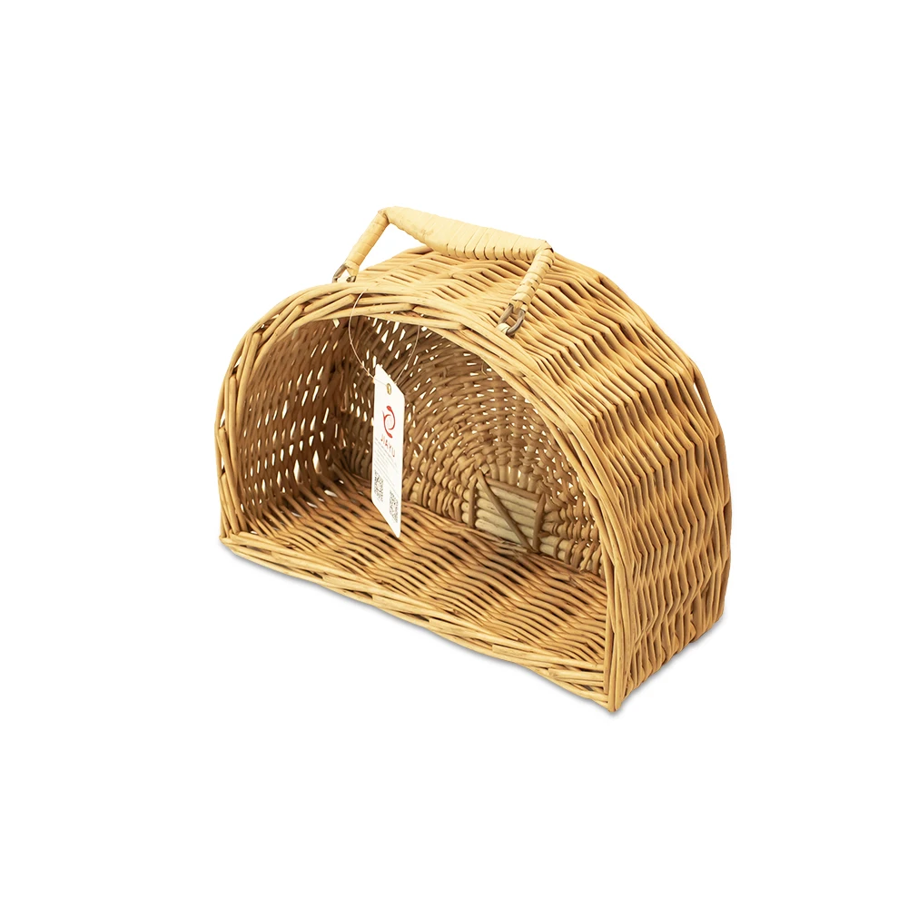 Willow Weaving Storage Fruit Basket Portable Picnic Basket Home and Outdoor Supplies Storage Basket
