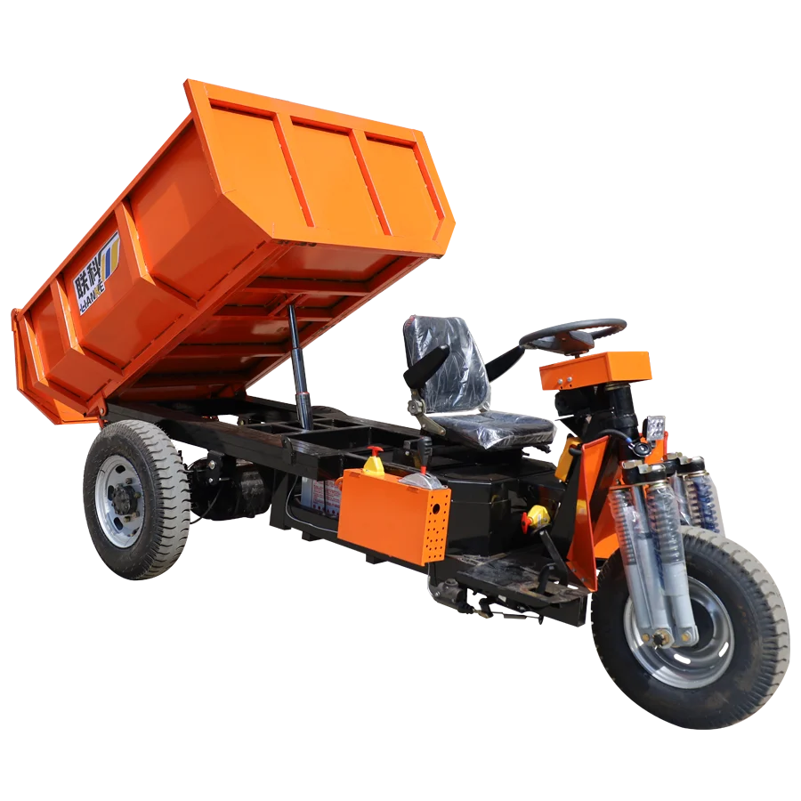 Lianke mini dumper truck for cargo LK540 mining dumper electric tricycle wheelbarrow with motor