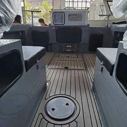 2023 Новой Зеландии дизайн 21ft/24.6ft алюминиевый Кадди кабины пластина рыбацкая лодка понтон для рыбалки и развлечения
